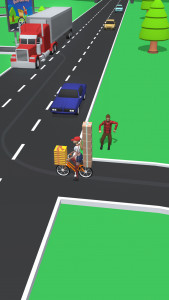 اسکرین شات 4 بازی Pizza Delivery Boy: Bike rush