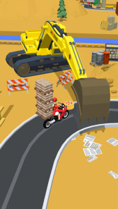 اسکرین شات 5 بازی Pizza Delivery Boy: Bike rush