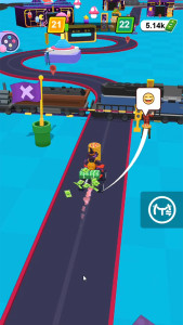 اسکرین شات 3 بازی Moto Go: Street Running Game