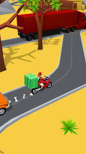 اسکرین شات 8 بازی Pizza Delivery Boy: Bike rush