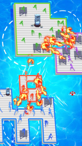 اسکرین شات بازی Raft Defense: Crazy Sea Battle 4