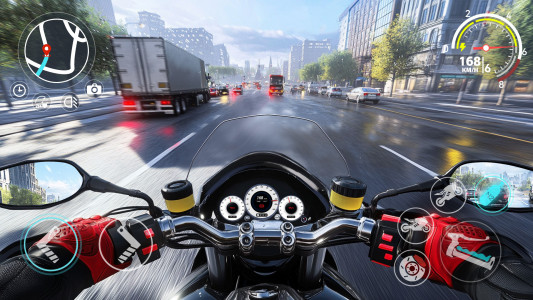 اسکرین شات بازی Moto Race Go 1