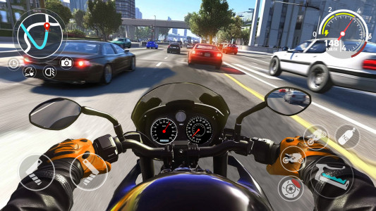 اسکرین شات بازی Moto Race Go 5