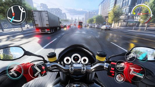 اسکرین شات 1 بازی Moto Race Go