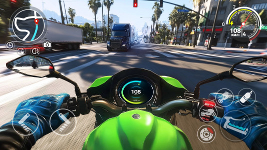 اسکرین شات بازی Moto Race Go 3