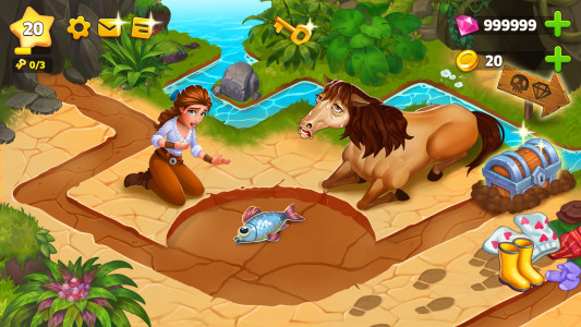 اسکرین شات بازی Island Hoppers: Jungle Farm 1