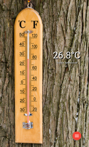 اسکرین شات برنامه Weather Thermometer 5