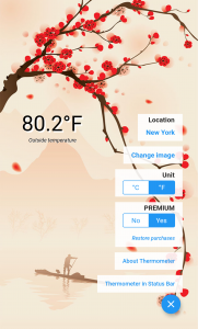 اسکرین شات برنامه Weather Thermometer 4