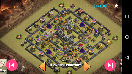 اسکرین شات بازی War layouts for Clash of Clans 3