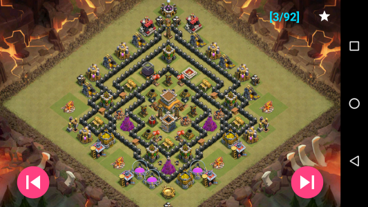 اسکرین شات بازی War layouts for Clash of Clans 6