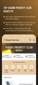 اسکرین شات برنامه Xiaomi Service+ 5