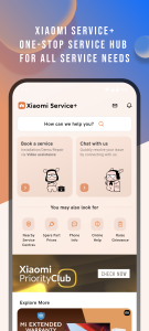 اسکرین شات برنامه Xiaomi Service+ 1