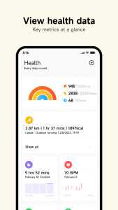 اسکرین شات برنامه Mi Fitness (Xiaomi Wear) 1