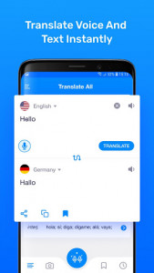 اسکرین شات برنامه Translate All: Translation Voice Text & Dictionary 2