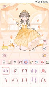 اسکرین شات 3 بازی Cute live star:dress up avatar