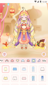 اسکرین شات 6 بازی Cute live star:dress up avatar