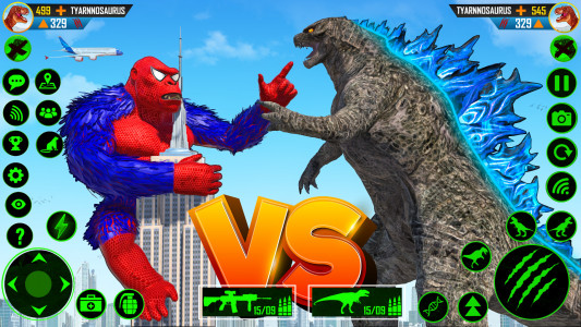 اسکرین شات 1 برنامه King Kong Wild Gorilla Games