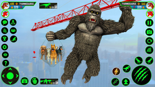اسکرین شات برنامه King Kong wild Gorilla Games 5