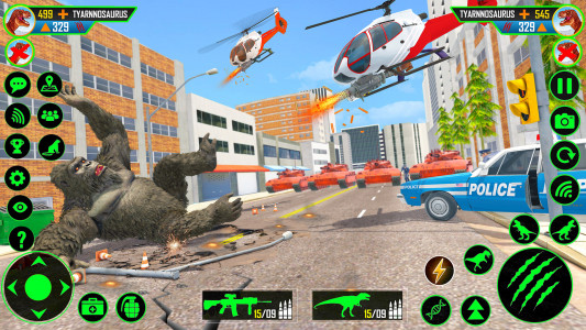 اسکرین شات برنامه King Kong wild Gorilla Games 3