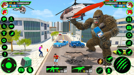اسکرین شات برنامه King Kong wild Gorilla Games 4