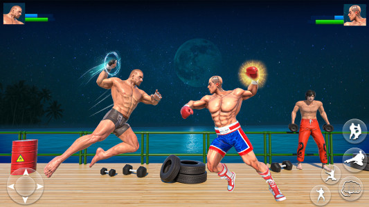 اسکرین شات برنامه GYM Fighting Ring Boxing Games 1