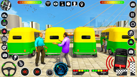 اسکرین شات 2 برنامه Tuk Tuk: Auto Rickshaw Games