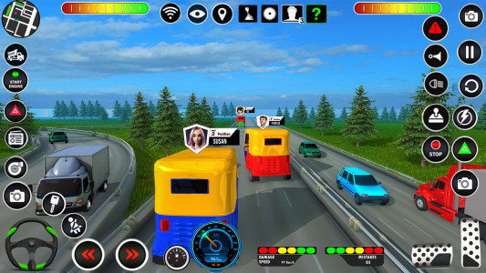 اسکرین شات 5 برنامه Tuk Tuk: Auto Rickshaw Games