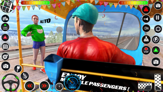 اسکرین شات 4 برنامه Tuk Tuk: Auto Rickshaw Games