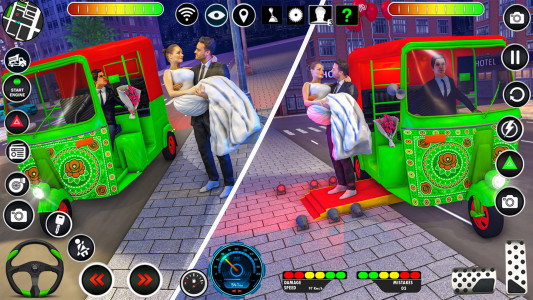 اسکرین شات 7 برنامه Tuk Tuk: Auto Rickshaw Games