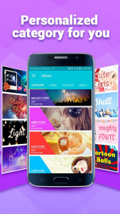 اسکرین شات برنامه HiFont - Fonts&Wallpapers 5