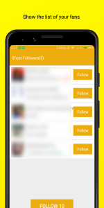 اسکرین شات 3 برنامه Unfollow Pro - Unfollowers