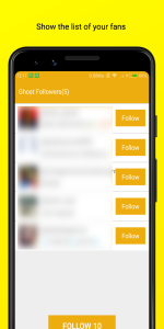 اسکرین شات 3 برنامه Unfollow Pro - Unfollowers