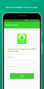 اسکرین شات برنامه Unfollow Analyzer - Unfollower 1