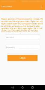 اسکرین شات 1 برنامه Unfollow Users