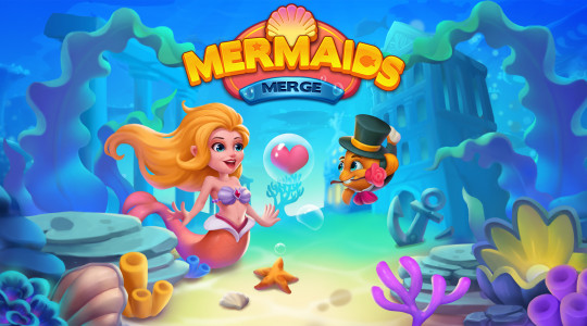 اسکرین شات بازی Merge Mermaids-magic puzzles 6