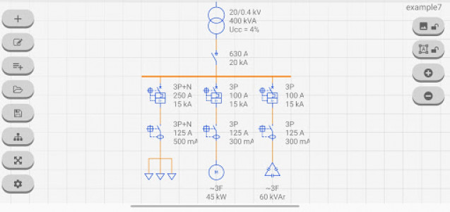 اسکرین شات برنامه Single-line | Electrical diagrams 8