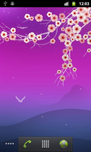 اسکرین شات برنامه Blooming Night Live Wallpaper 6