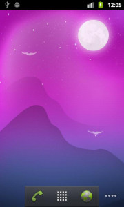 اسکرین شات برنامه Blooming Night Live Wallpaper 5