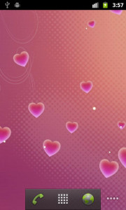 اسکرین شات برنامه Hearts Live Wallpaper 4