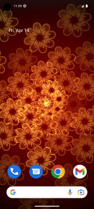اسکرین شات 1 برنامه Neon Flower Live Wallpaper