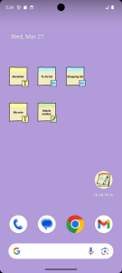 اسکرین شات برنامه QuickNote Notepad Notes 5