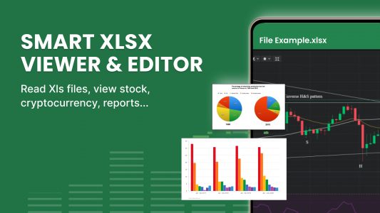 اسکرین شات برنامه XLSX Viewer - XLS Editor 1