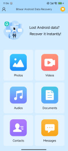 اسکرین شات 1 برنامه Bitwar Android Data Recovery
