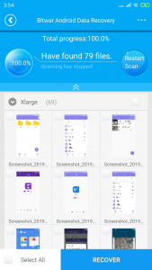 اسکرین شات برنامه Bitwar Android Data Recovery 2