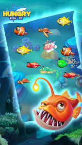 اسکرین شات بازی Hungry Fish 3D Hyper Evolution 2