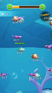 اسکرین شات بازی Hungry Fish 3D Hyper Evolution 3