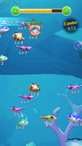 اسکرین شات بازی Hungry Fish 3D Hyper Evolution 4