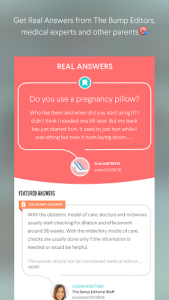 اسکرین شات برنامه The Bump Pregnancy Tracker 5