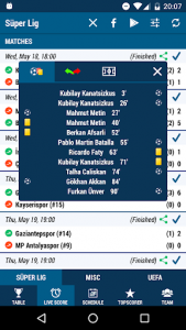 اسکرین شات برنامه Live Score - Football Turkey 2