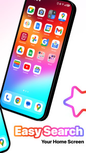 اسکرین شات 3 برنامه MiniPhone Launcher 26: Cool OS